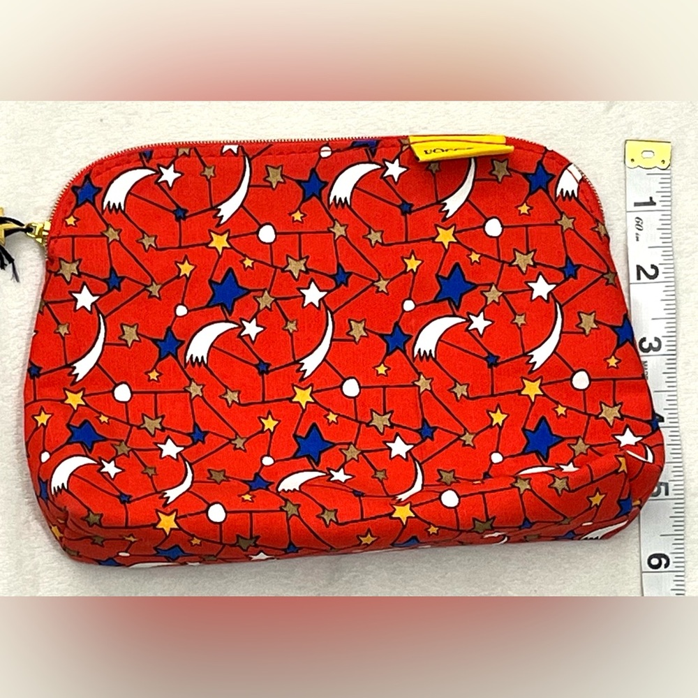L'OCCITANE En Provence Earth Froendly Red and Blue Starry Makeup Cosmetics Bag - Picture 8 of 15